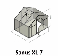 Sanus XL-7  (6.38m²) 2.90 x 2.20 x 2.25m