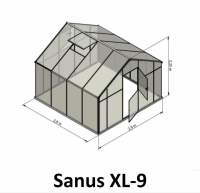 Sanus XL-9 (8.41m²) 2.90 x 2.90 x 2.25m