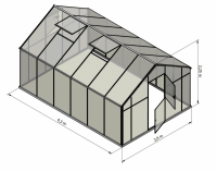 Sanus XL-12 (12,47m²) 2.90 x 4.30 x 2.25m