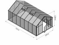 Sanus XL-15 (14,5m²) 2.90 x 5.00 x 2.25m