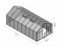 Sanus XL-16 (16,53m²) 2.90 x 5.70 x 2.25m