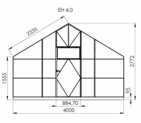 EcoSilder EH 4m x 4,12m 6/8/10mm