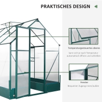 Tuinkas Aluminium, 4mm Polyplaat 250x190x219 cm