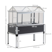 Mini Kruidentuin 113,5L x 61B x 128,5H cm