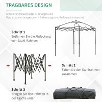 PopUp Tomatenkas  240L x 180B x 240H cm