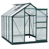 Kas met 4mm Polycarbonaat 190x 252 x 201 cm