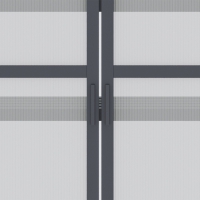 Kweekkas met 3 planken,  grijs, 70,5 x 42 x 132 cm
