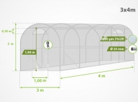 Tunnelkas WIT 3x4x2m 12m2