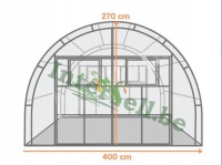 Verlening Agrimonia 4x2m (8m2) 6mm