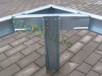 3x4m / 16m Stalen (gegalvaniseerde) fundering