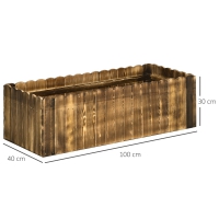 Plantenbak Kweekbak 100x40x30cm , (model 3)