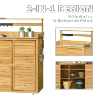 Werktafel met Onderkast 87L x 45B x 120H cm