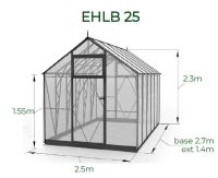 EcoSlider EHLB 2.5m x 4.1m Glas