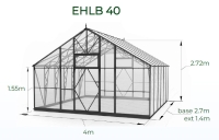 EcoSlider EHLB 4m x 6.9m 4mm mono