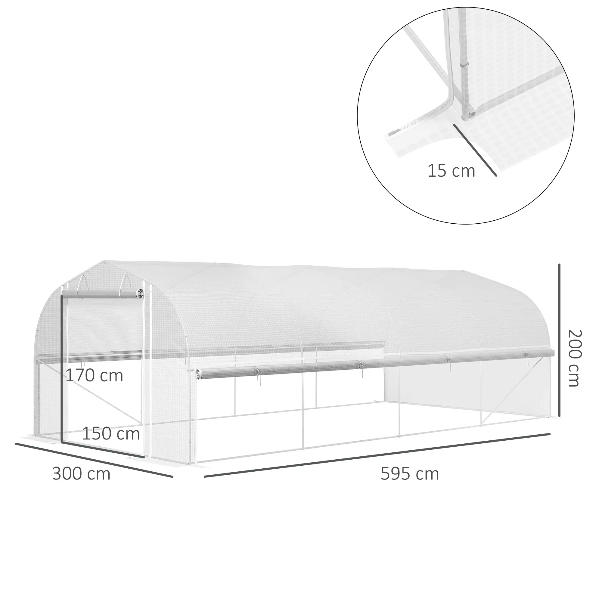 Tunnelkas 595L x 300B x 200H